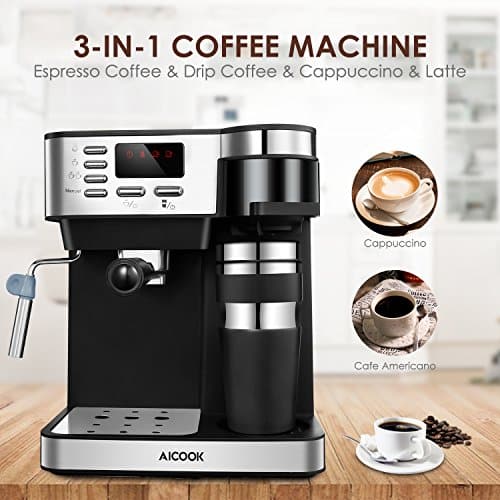 AICOOK Espresso and Coffee Machine - Image 5