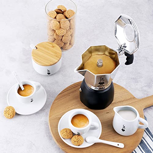 Bialetti - New Brikka, Moka Pot, the Only Stovetop Coffee Maker Capable of Producing a Crema-Rich Espresso, 2 Cups (3,4 Oz), Aluminum and Black - Image 2