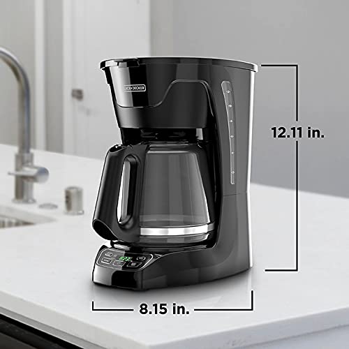 BLACK+DECKER 12-Cup* Programmable Coffeemaker, Black - Image 7