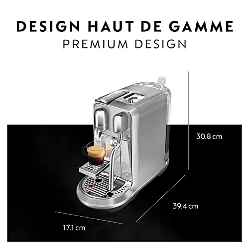 Breville Nespresso Nespresso Creatista Plus Coffee Espresso Machine, Brushed Stainless Steel BNE800BSSUSC - Image 3
