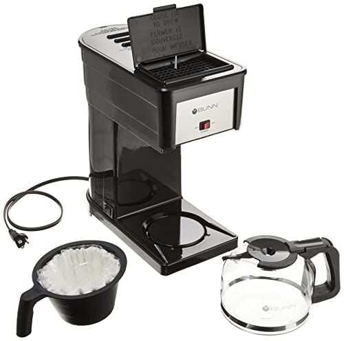 BUNN GRB Velocity Brew 10-Cup Home Coffee Brewer, Black - Image 5