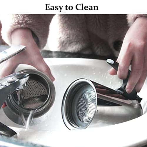 elabo Stovetop Espreeso Machine and Moka Pot for Gas or Electric Ceramic Stovetop, Italian Espresso Coffee Shot Maker for Italian Espresso, Cappuccino and Latte, Stainless Steel... - Image 6