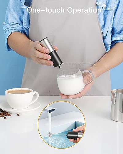 Famiworths Iced Coffee Maker with Milk Frother, Hot and Cold Single Serve Coffee Maker for K Cup Pod and Ground, Compact Coffee Machine 2 in 1 with Self Cleaning, for Home,... - Image 5