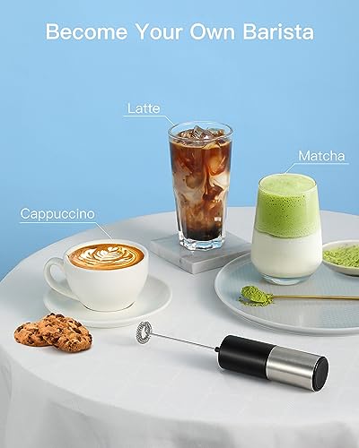 Famiworths Iced Coffee Maker with Milk Frother, Hot and Cold Single Serve Coffee Maker for K Cup Pod and Ground, Compact Coffee Machine 2 in 1 with Self Cleaning, for Home,... - Image 6