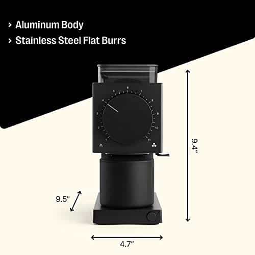 Fellow Ode Brew Grinder - Burr Coffee Grinder Electric - Coffee Bean Grinder with 31 Settings for Drip, French Press & Cold Brew - Small Footprint Electric Grinder - Matte Black - Image 4