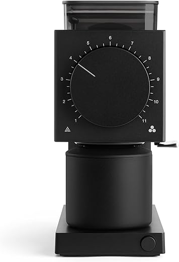 Fellow Ode Brew Grinder - Burr Coffee Grinder Electric - Coffee Bean Grinder with 31 Settings for Drip, French Press & Cold Brew - Small Footprint Electric Grinder - Matte Black