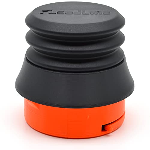 FusedLine Single Dose Hopper with Silicone Bellows and Anti-Popcorning Weight | Compatible with Breville Smart Grinder Pro | Black - Image 2