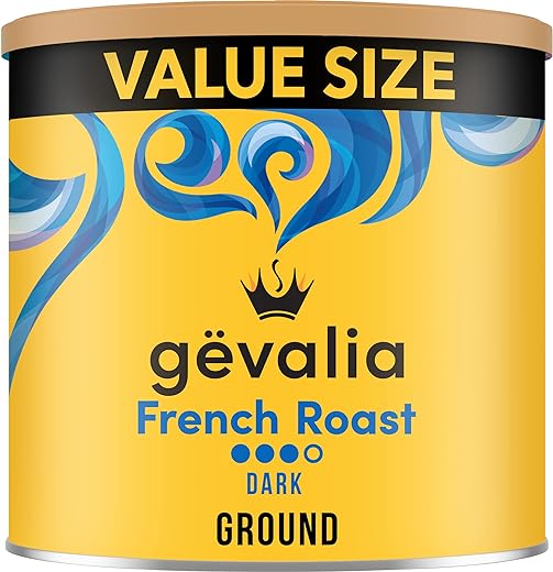 Gevalia French Roast Ground Coffee (27.6 oz Canister)