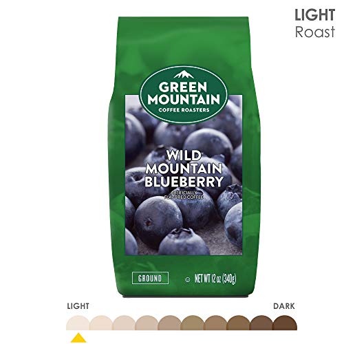Green Mountain Coffee Roasters Wild Mountain Blueberry, Ground Coffee, Flavored Light Roast, Bagged 12 Oz, 1 Count - Image 3