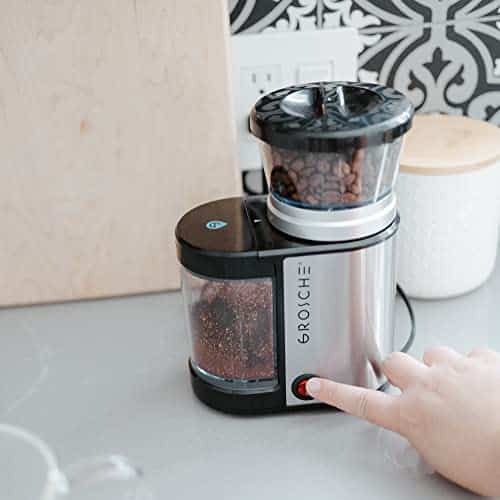 GROSCHE Bremen Coffee Grinder: 20 Grind Settings | 12 Cup Capacity, Space-Saving Design, Perfect for Espresso, Pour Over, French Press | Home and Kitchen Essentials - Image 2