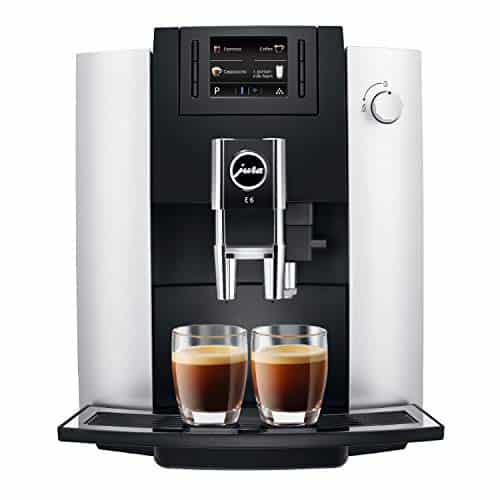 Jura E6 Automatic Coffee Center (Platinum) Bundle with Glass Milk Container, Frothing Pitcher, Espresso Cup and Saucer (2-Pack), Whole Bean Coffee, and Smart Filter Cartridge (7... - Image 2
