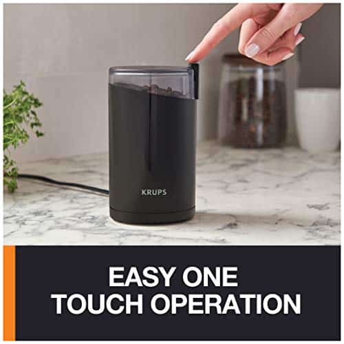 Krups One-Touch Coffee and Spice Grinder 12 Cup Easy to Use, One Touch Operation 200 Watts Coffee, Spices, Dry Herbs, Nuts Black - Image 5