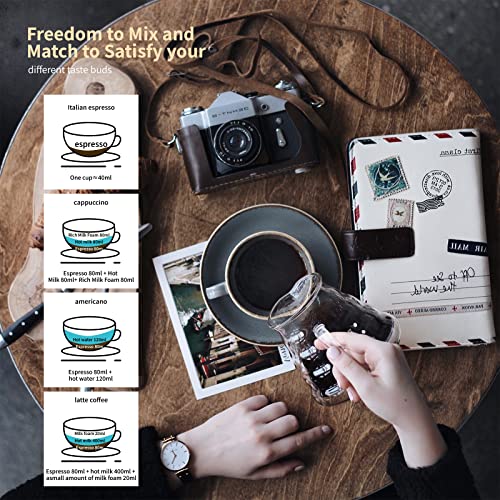 LAOION Cafeteras Electricas Espresso Cuban Coffee Maker 6 Cup (Espresso Cup=50ml), Electric Moka Pot with Clear Percolator & Overheat Protection, 300ml Italian Coffee Maker for... - Image 5