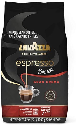 Lavazza Espresso Barista Gran Crema Whole Bean Coffee Blend, Medium Espresso Roast, Oz Bag (Packaging May Vary) - 2.2 LB, 35.2 Ounce