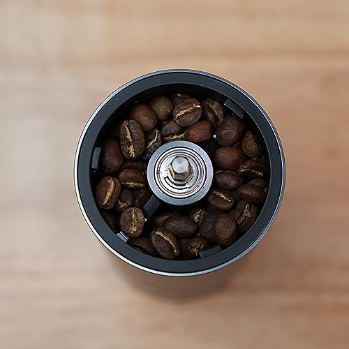 MiiCoffee PT1 Portable Electric Burr Coffee Grinder, USB-C Rechargeable Stainless Conical Burr Grinder, Aluminum Body with Cleaning Brush Included - Image 6