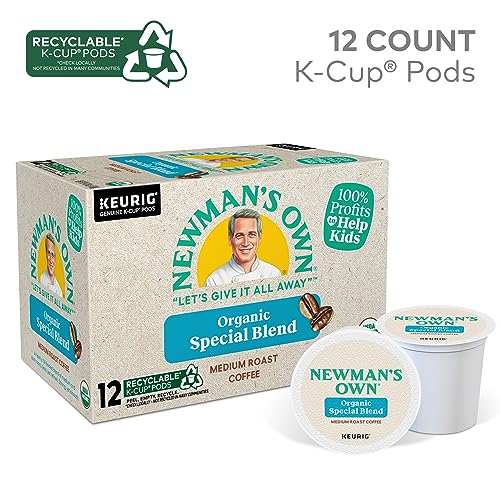 Newman's Own Organics Special Blend Keurig Single-Serve K-Cup Pods, Medium Roast Coffee, 12 Count (Pack of 6) - Image 5