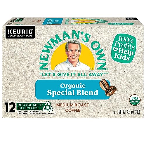 Newman's Own Organics Special Blend Keurig Single-Serve K-Cup Pods, Medium Roast Coffee, 12 Count (Pack of 6) - Image 3