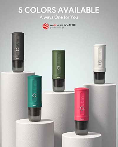 Outin Nano Portable Electric Espresso Machine with 3-4 Min Self-Heating, 20 Bar Mini Small 12V 24V Car Coffee Maker, Compatible with NS Capsule & Ground Coffee for Camping,... - Image 2