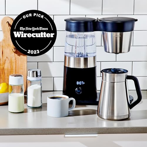 OXO Brew 9 Cup Stainless Steel Coffee Maker,Silver, Black - Image 2