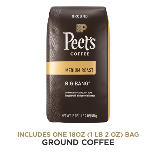 Peet's Coffee, Medium Roast Ground Coffee - Big Bang 18 Ounce Bag - Image 2