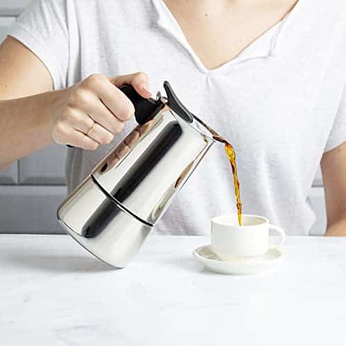 Primula Premium Stainless Steel Stovetop Espresso and Coffee Maker, 6-Cup - Image 7