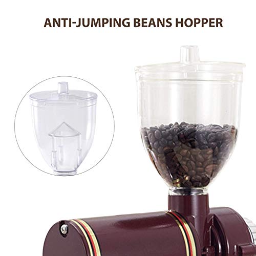 Electric Burr Coffee Grinder 180W - 250g Capacity With 8 Adjustable Grind Settings