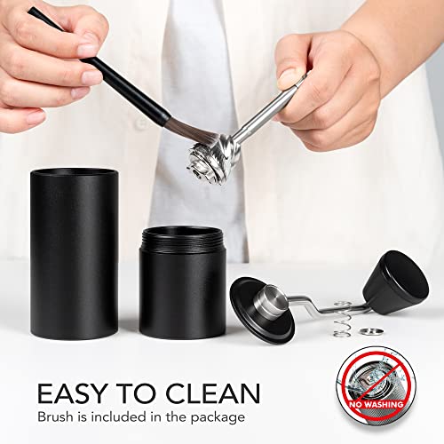 TIMEMORE C2 Portable Hand Coffee Grinder, Manual Coffee Grinder for Espresso to French Press, Black - Image 2