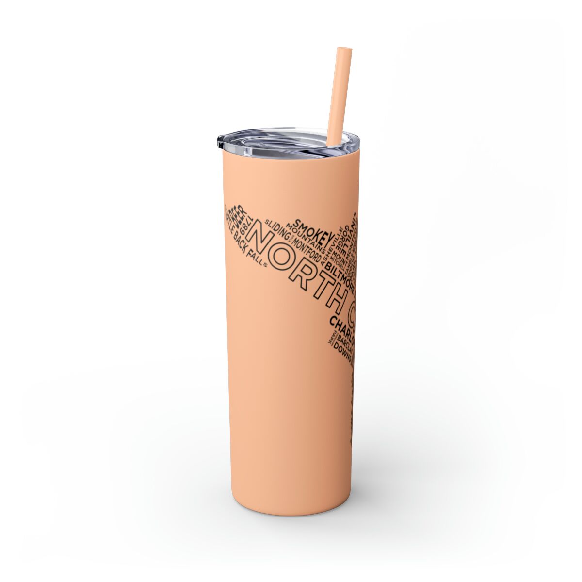 Carolina Blue Skies - 20oz Stainless Steel Iced Coffee Tumbler with Straw | Insulated Travel Cup, Hot & Cold Beverages - AboveAverageCoffee.com (State & Local Pride Collection) - Image 12