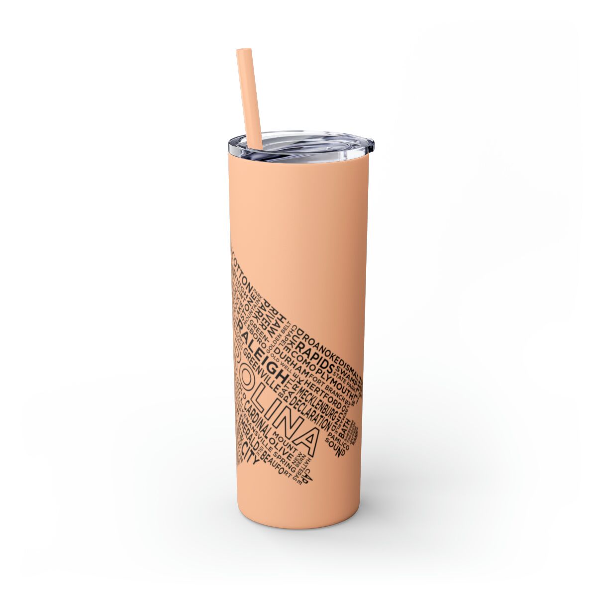 Carolina Blue Skies - 20oz Stainless Steel Iced Coffee Tumbler with Straw | Insulated Travel Cup, Hot & Cold Beverages - AboveAverageCoffee.com (State & Local Pride Collection) - Image 14