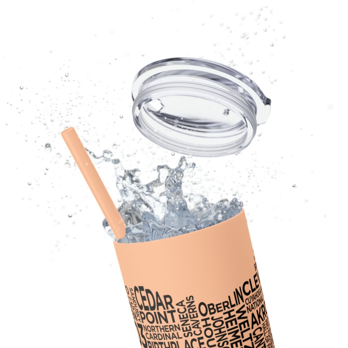 Ohio Spirit - 20oz Stainless Steel Iced Coffee Tumbler with Straw | Insulated Travel Cup, Hot & Cold Beverages - AboveAverageCoffee.com (State & Local Pride Collection) - Image 17
