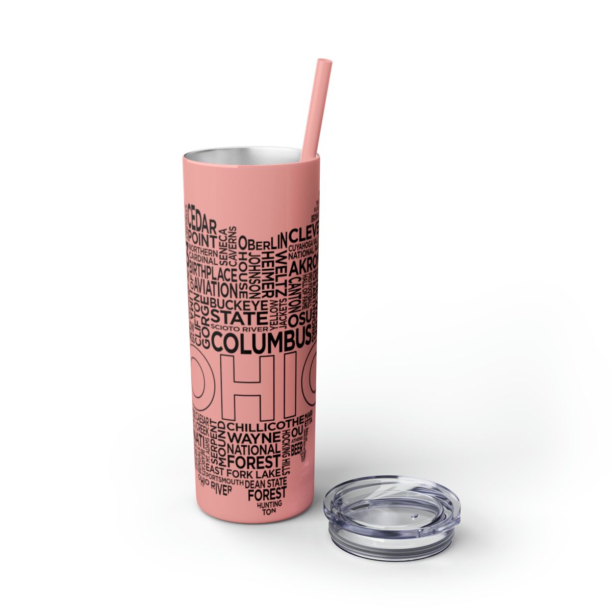 Ohio Spirit - 20oz Stainless Steel Iced Coffee Tumbler with Straw | Insulated Travel Cup, Hot & Cold Beverages - AboveAverageCoffee.com (State & Local Pride Collection) - Image 19
