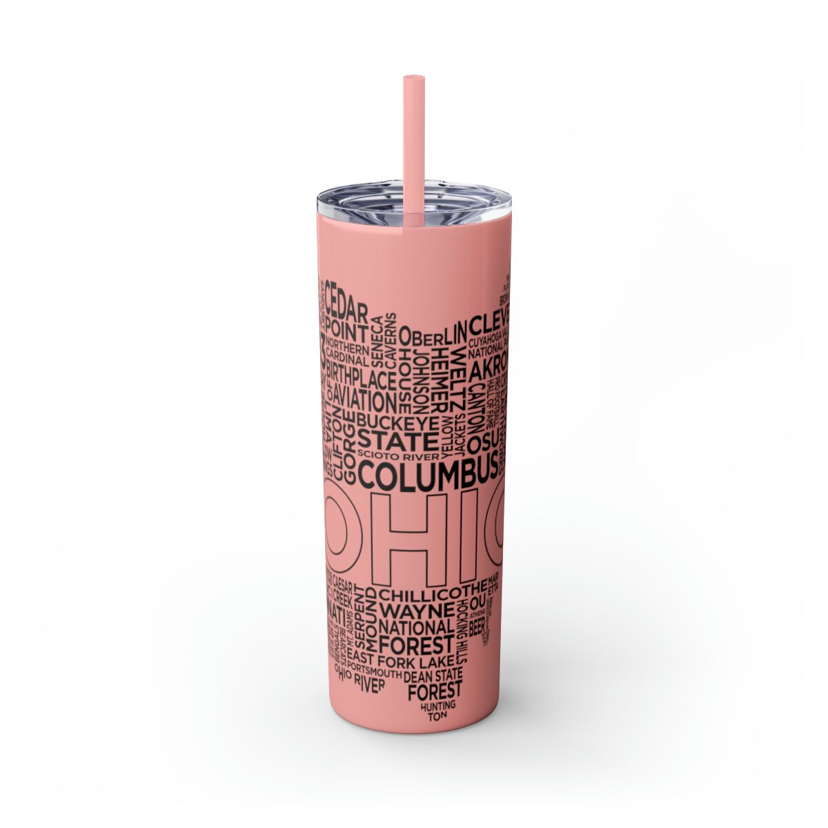 Ohio Spirit - 20oz Stainless Steel Iced Coffee Tumbler with Straw | Insulated Travel Cup, Hot & Cold Beverages - AboveAverageCoffee.com (State & Local Pride Collection) - Image 20