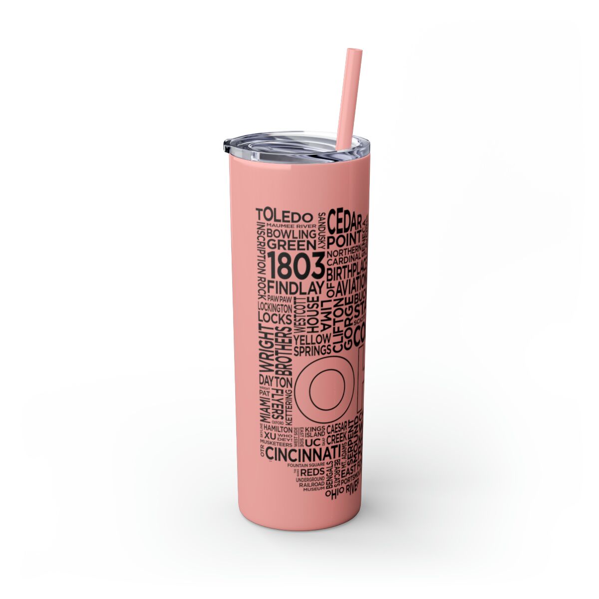 Ohio Spirit - 20oz Stainless Steel Iced Coffee Tumbler with Straw | Insulated Travel Cup, Hot & Cold Beverages - AboveAverageCoffee.com (State & Local Pride Collection) - Image 21