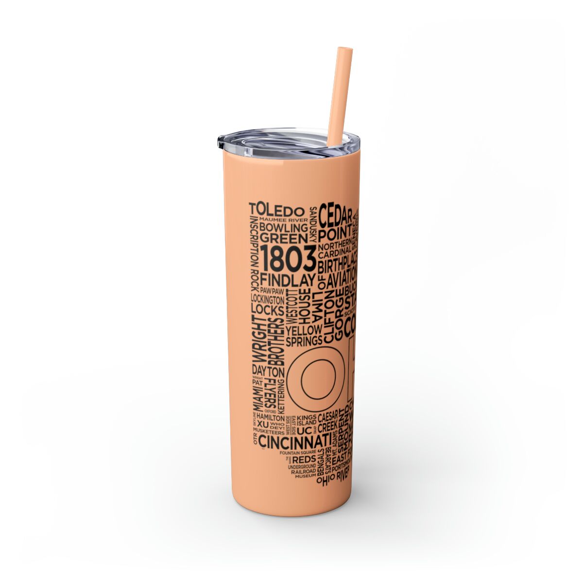 Ohio Spirit - 20oz Stainless Steel Iced Coffee Tumbler with Straw | Insulated Travel Cup, Hot & Cold Beverages - AboveAverageCoffee.com (State & Local Pride Collection) - Image 30