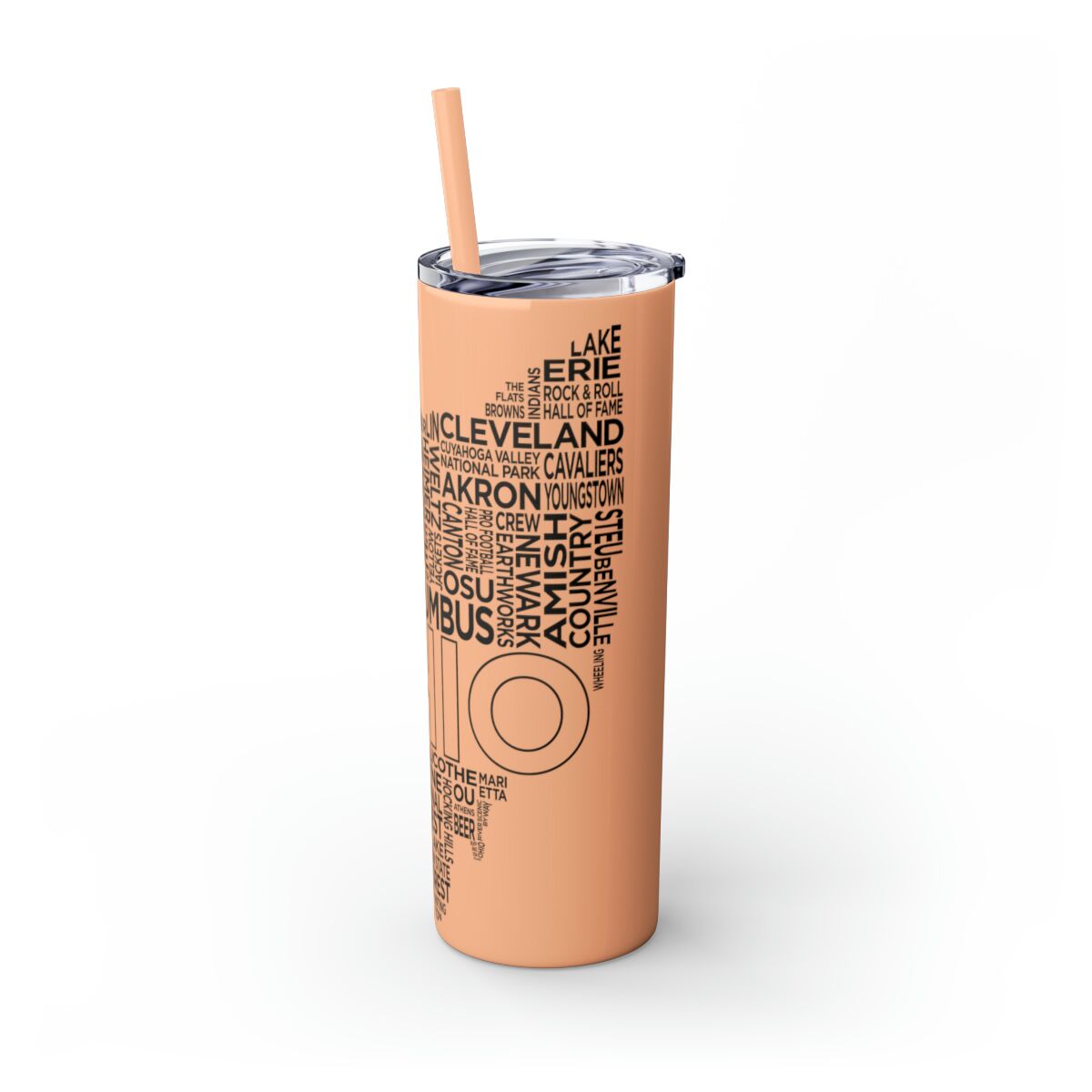 Ohio Spirit - 20oz Stainless Steel Iced Coffee Tumbler with Straw | Insulated Travel Cup, Hot & Cold Beverages - AboveAverageCoffee.com (State & Local Pride Collection) - Image 32