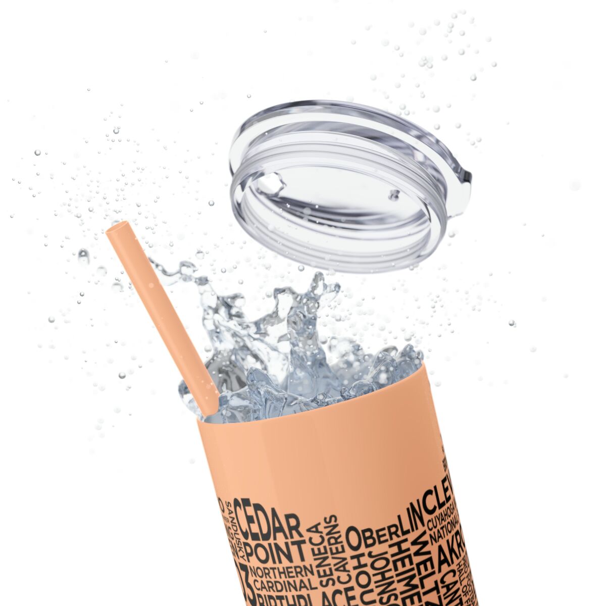 Ohio Spirit - 20oz Stainless Steel Iced Coffee Tumbler with Straw | Insulated Travel Cup, Hot & Cold Beverages - AboveAverageCoffee.com (State & Local Pride Collection) - Image 35