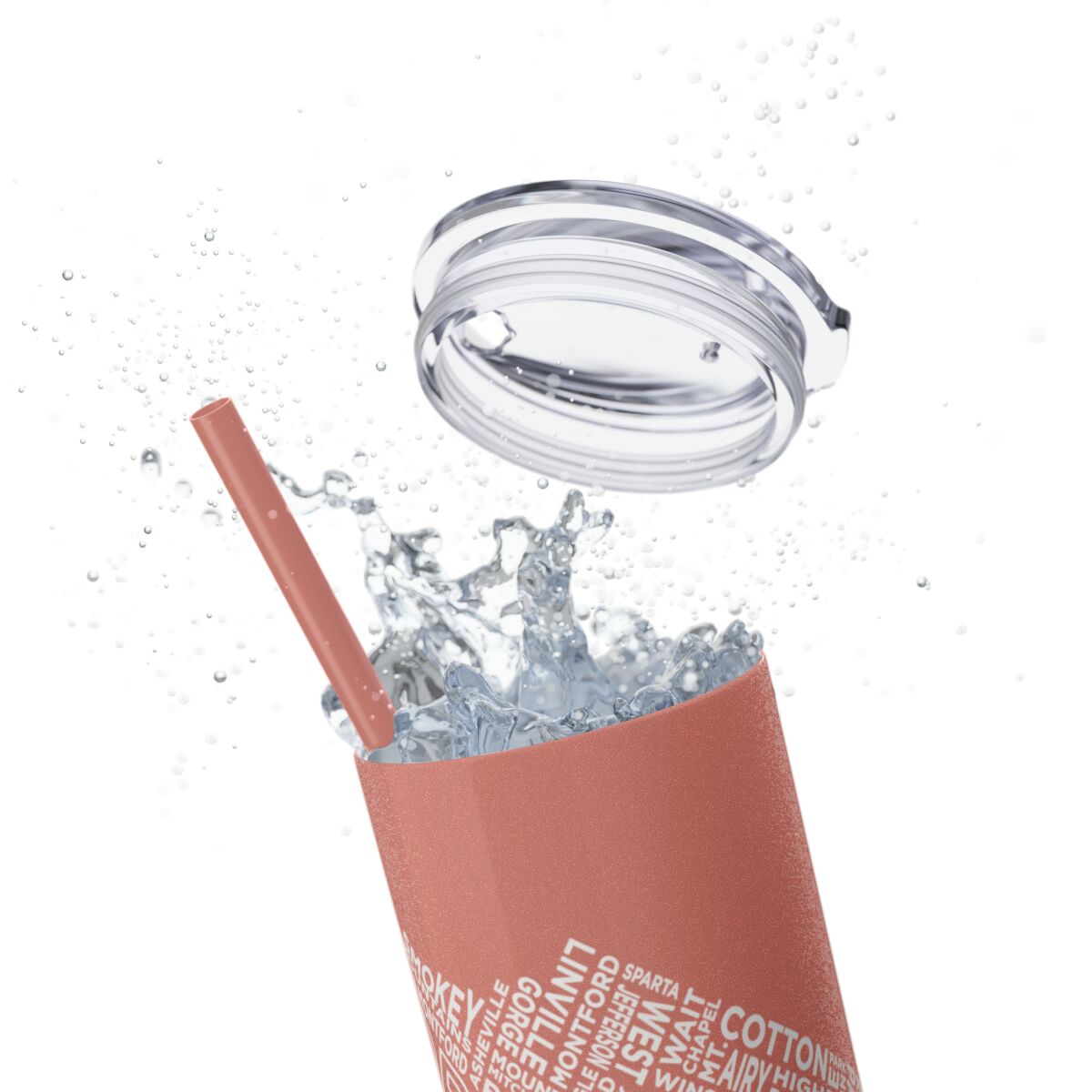 Carolina Blue Skies - 20oz Stainless Steel Iced Coffee Tumbler with Straw | Insulated Travel Cup, Hot & Cold Beverages - AboveAverageCoffee.com (State & Local Pride Collection) - Image 44