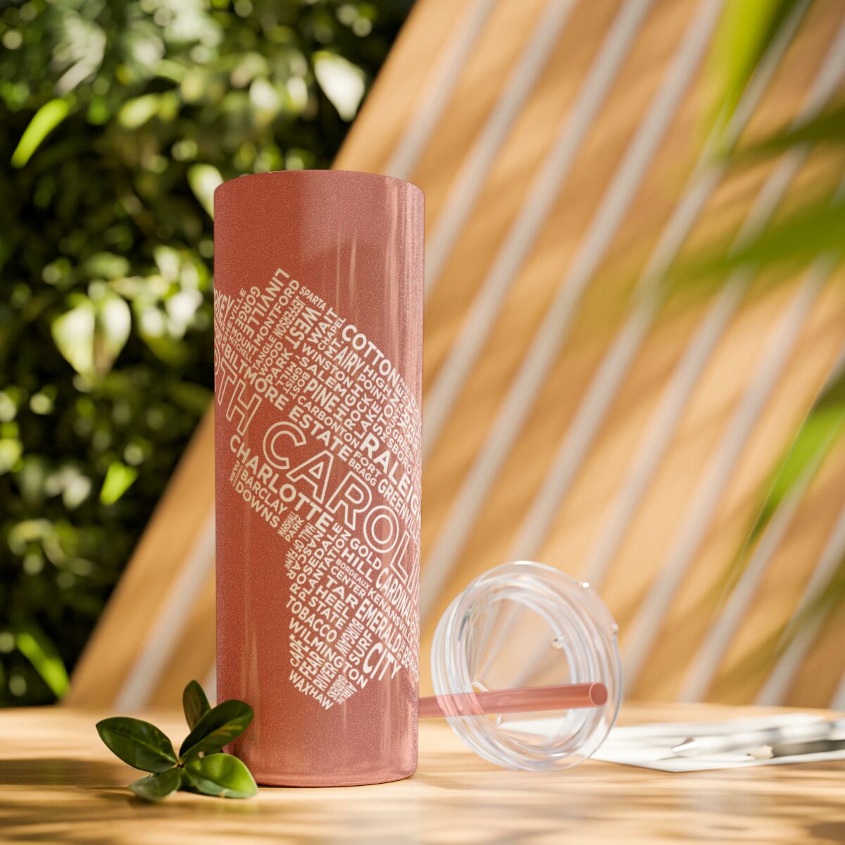 Carolina Blue Skies - 20oz Stainless Steel Iced Coffee Tumbler with Straw | Insulated Travel Cup, Hot & Cold Beverages - AboveAverageCoffee.com (State & Local Pride Collection) - Image 45