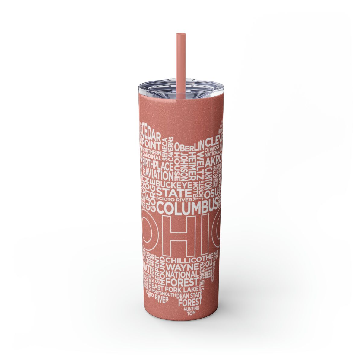 Ohio Spirit - 20oz Stainless Steel Iced Coffee Tumbler with Straw | Insulated Travel Cup, Hot & Cold Beverages - AboveAverageCoffee.com (State & Local Pride Collection) - Image 38