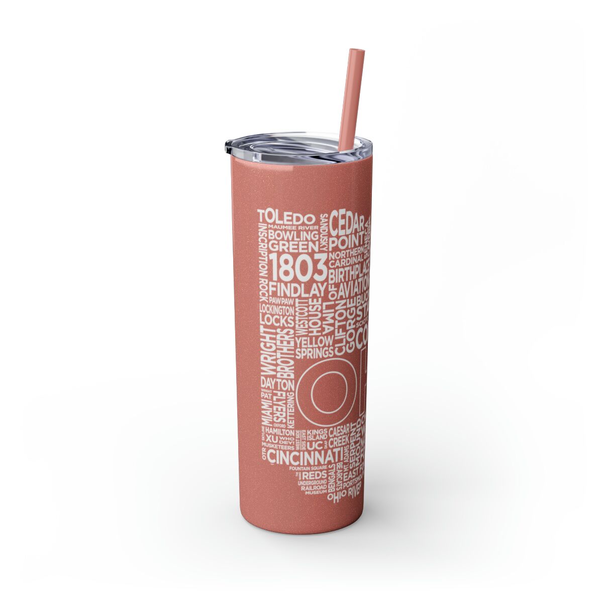 Ohio Spirit - 20oz Stainless Steel Iced Coffee Tumbler with Straw | Insulated Travel Cup, Hot & Cold Beverages - AboveAverageCoffee.com (State & Local Pride Collection) - Image 39