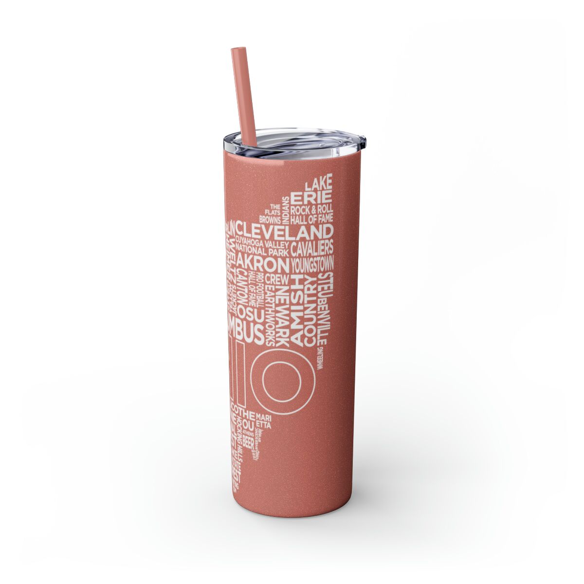 Ohio Spirit - 20oz Stainless Steel Iced Coffee Tumbler with Straw | Insulated Travel Cup, Hot & Cold Beverages - AboveAverageCoffee.com (State & Local Pride Collection) - Image 41