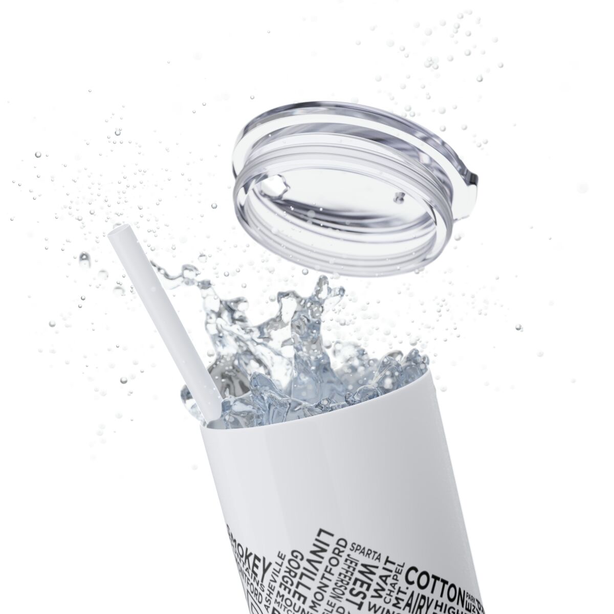 Carolina Blue Skies - 20oz Stainless Steel Iced Coffee Tumbler with Straw | Insulated Travel Cup, Hot & Cold Beverages - AboveAverageCoffee.com (State & Local Pride Collection) - Image 53