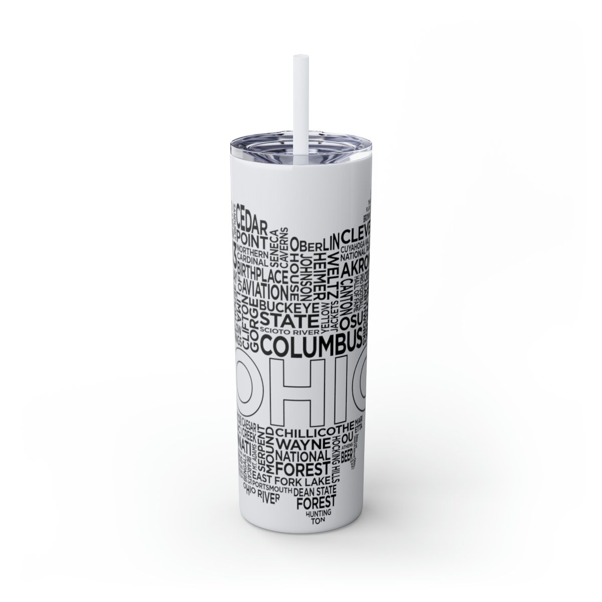 Ohio Spirit - 20oz Stainless Steel Iced Coffee Tumbler with Straw | Insulated Travel Cup, Hot & Cold Beverages - AboveAverageCoffee.com (State & Local Pride Collection) - Image 47