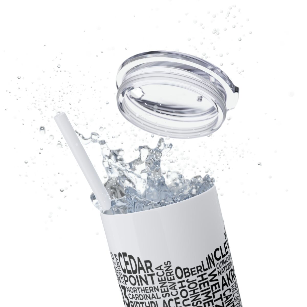 Ohio Spirit - 20oz Stainless Steel Iced Coffee Tumbler with Straw | Insulated Travel Cup, Hot & Cold Beverages - AboveAverageCoffee.com (State & Local Pride Collection) - Image 53