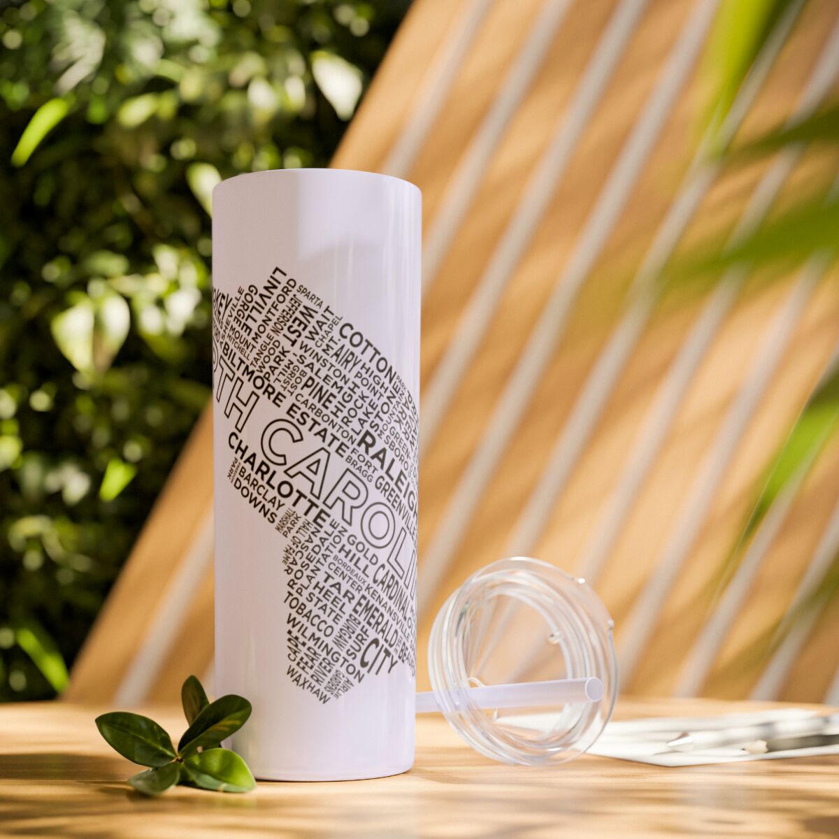 Carolina Blue Skies - 20oz Stainless Steel Iced Coffee Tumbler with Straw | Insulated Travel Cup, Hot & Cold Beverages - AboveAverageCoffee.com (State & Local Pride Collection) - Image 63