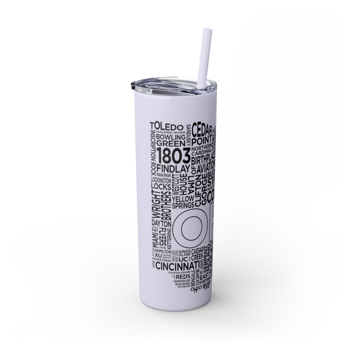Ohio Spirit - 20oz Stainless Steel Iced Coffee Tumbler with Straw | Insulated Travel Cup, Hot & Cold Beverages - AboveAverageCoffee.com (State & Local Pride Collection) - Image 57