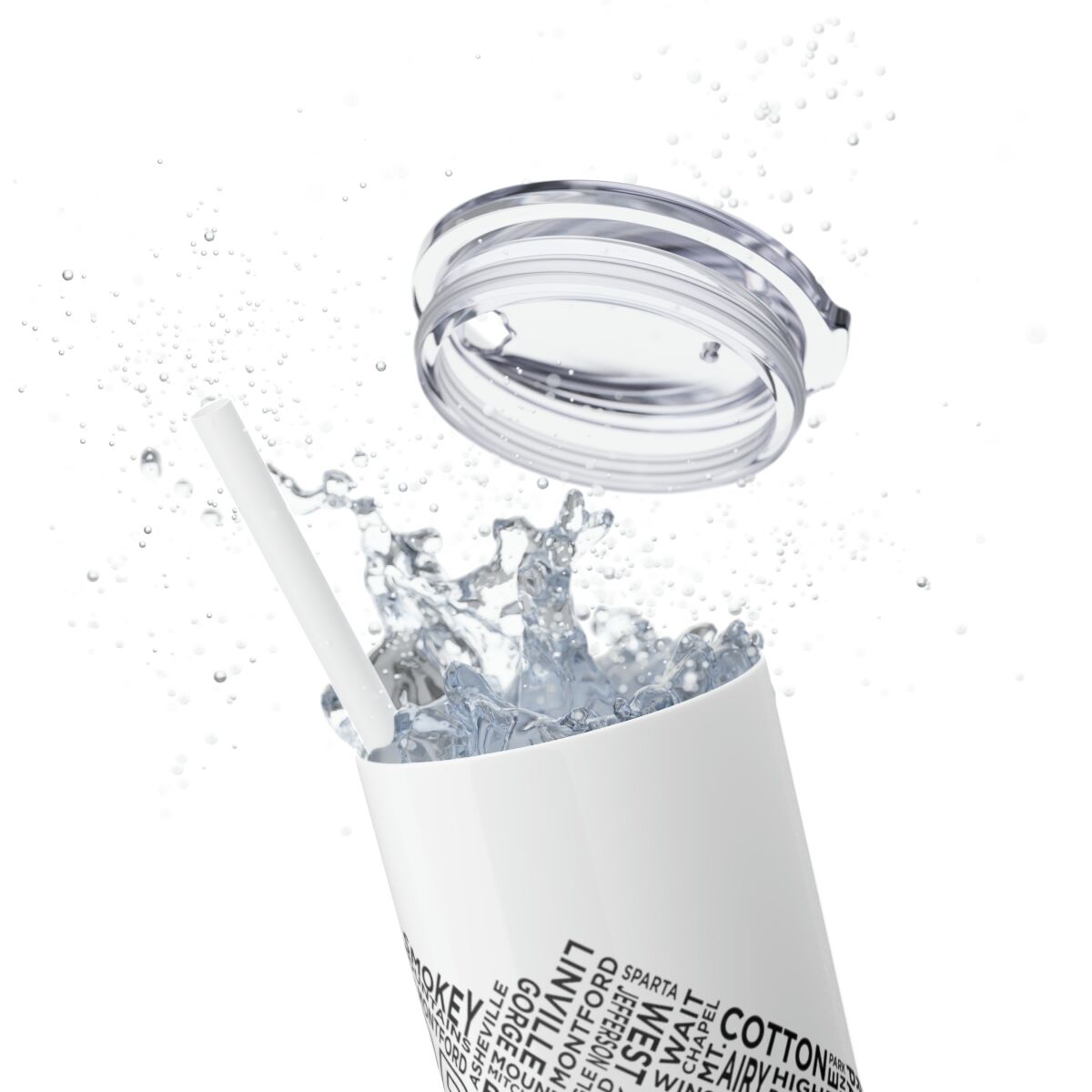 Carolina Blue Skies - 20oz Stainless Steel Iced Coffee Tumbler with Straw | Insulated Travel Cup, Hot & Cold Beverages - AboveAverageCoffee.com (State & Local Pride Collection) - Image 71