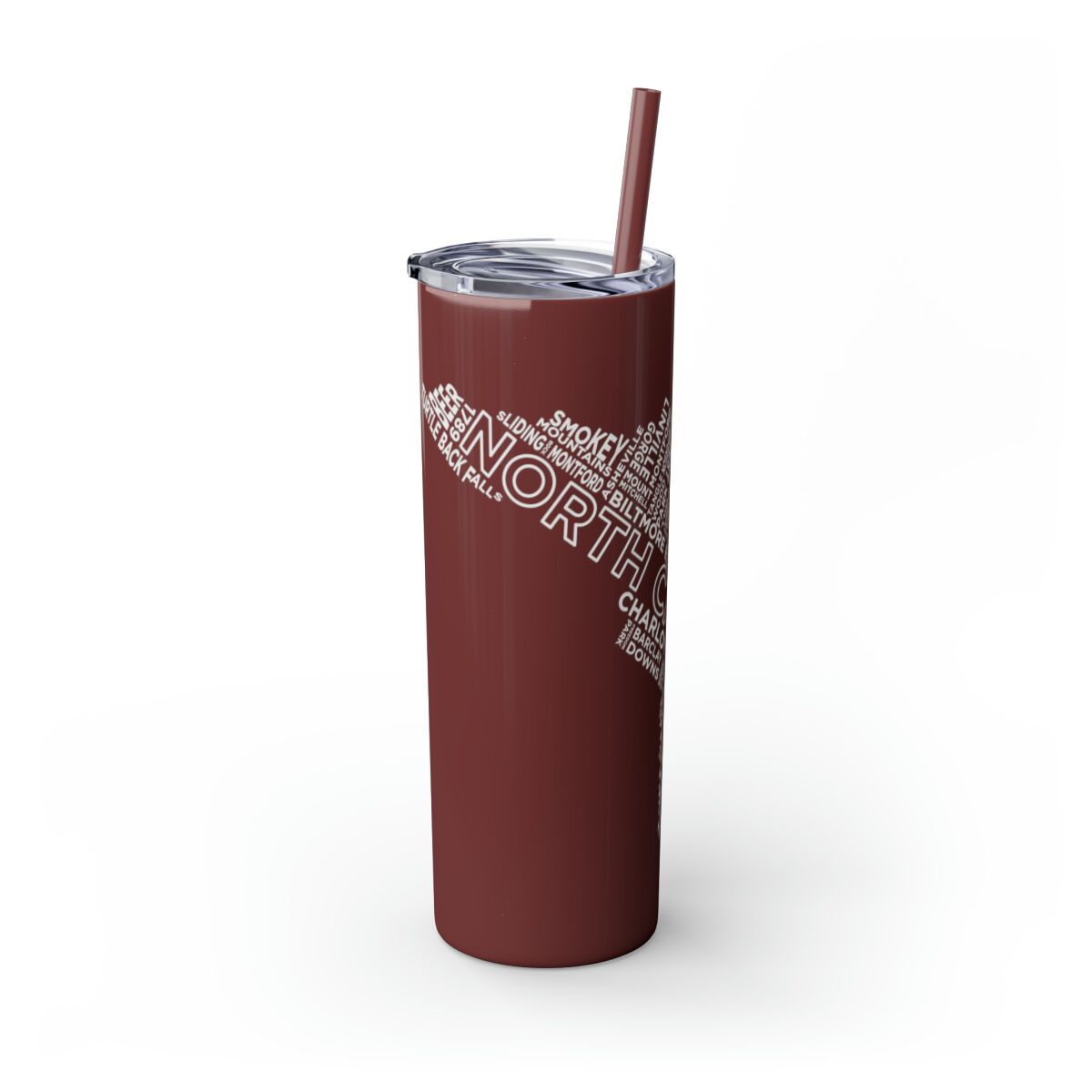 Carolina Blue Skies - 20oz Stainless Steel Iced Coffee Tumbler with Straw | Insulated Travel Cup, Hot & Cold Beverages - AboveAverageCoffee.com (State & Local Pride Collection) - Image 75