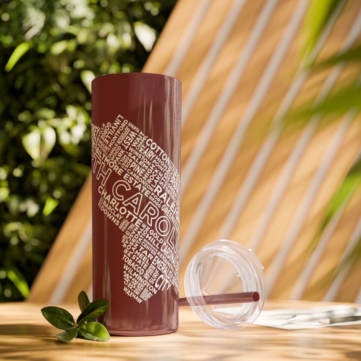 Carolina Blue Skies - 20oz Stainless Steel Iced Coffee Tumbler with Straw | Insulated Travel Cup, Hot & Cold Beverages - AboveAverageCoffee.com (State & Local Pride Collection) - Image 81