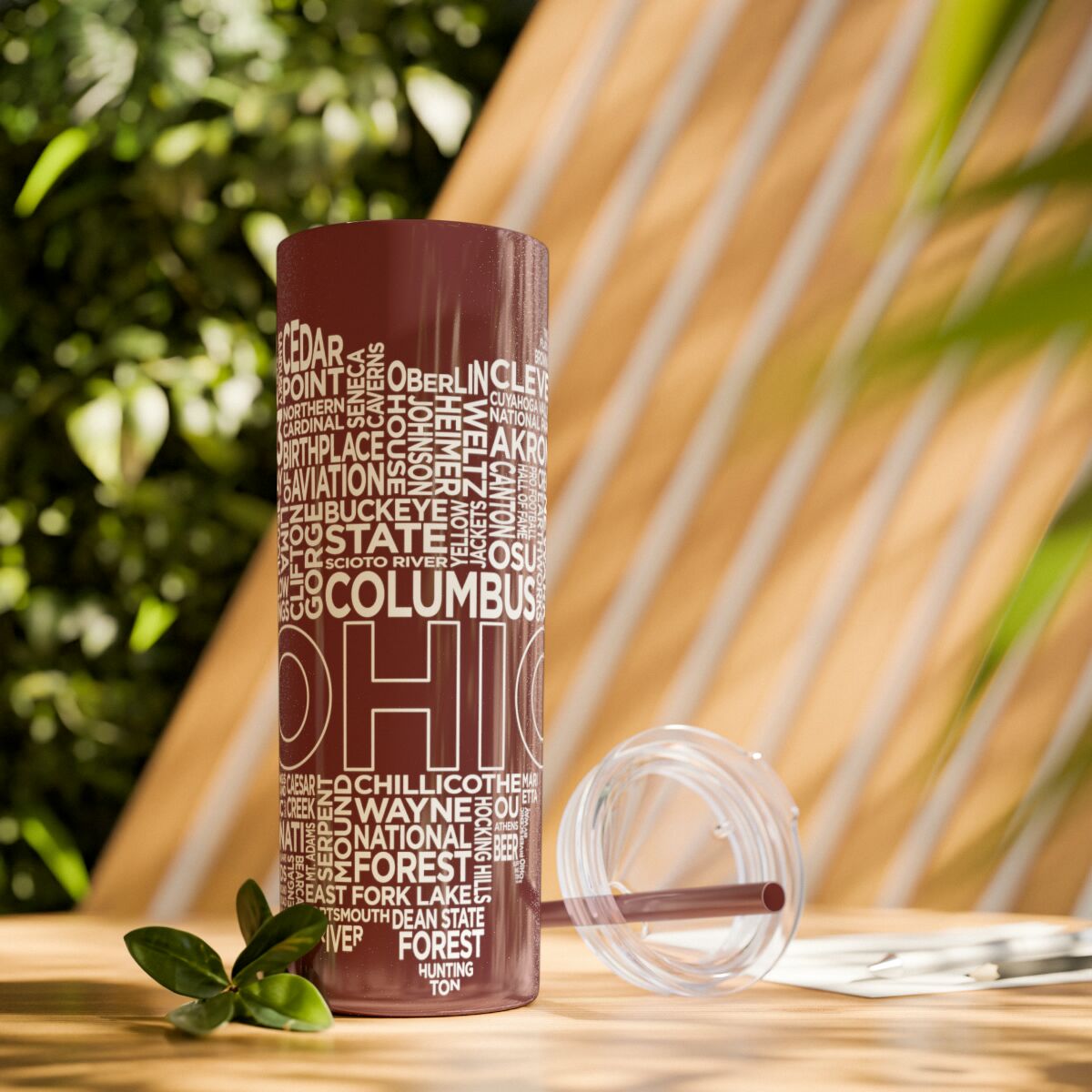 Ohio Spirit - 20oz Stainless Steel Iced Coffee Tumbler with Straw | Insulated Travel Cup, Hot & Cold Beverages - AboveAverageCoffee.com (State & Local Pride Collection) - Image 81
